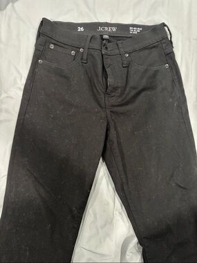 J. Crew woman’s Black Slim Straight Jeans